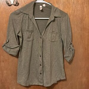 Route 66 3/4 sleeve button up